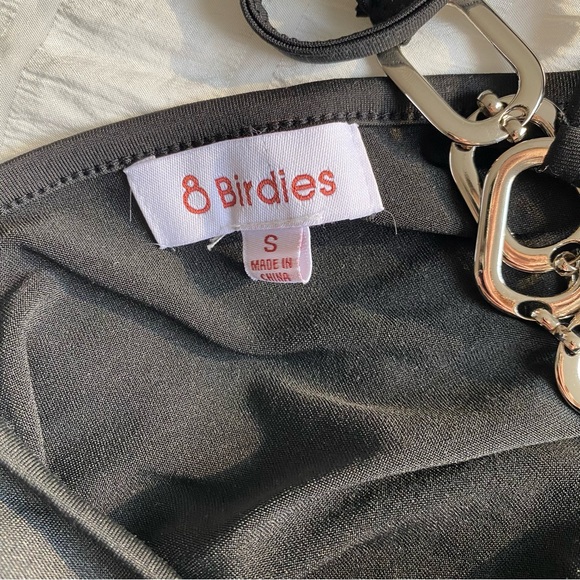 Verge Girl Chain Halter Crop Top with Ties - Picture 5 of 5